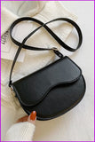 peopleterritory Easy Matching Solid Black Ladies Shoulder Bag