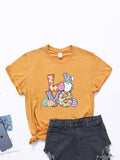 peopleterritory Letter Printed Casual Women T-Shirt For Summer