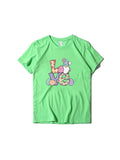 peopleterritory Letter Printed Casual Women T-Shirt For Summer