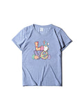 peopleterritory Letter Printed Casual Women T-Shirt For Summer