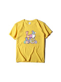 peopleterritory Letter Printed Casual Women T-Shirt For Summer