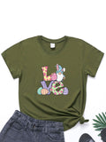 peopleterritory Letter Printed Casual Women T-Shirt For Summer