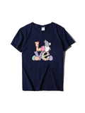 peopleterritory Letter Printed Casual Women T-Shirt For Summer