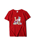 peopleterritory Letter Printed Casual Women T-Shirt For Summer