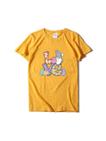 peopleterritory Letter Printed Casual Women T-Shirt For Summer