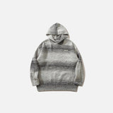 Territory Fleece Fuzzy Striped Hoodie