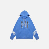 Territory Shadow Print Zip-up Hoodie