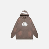 Territory Y2k Star Graphic Embroidery Hoodie
