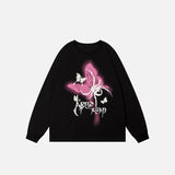 Territory Butterfly and Spider Graphic Sweatshirt