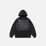Territory Fashion Poetry Washed Hoodie