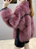 peopleterritory Casual Long Sleeve Outerwear Faux Fur Coat SF8524