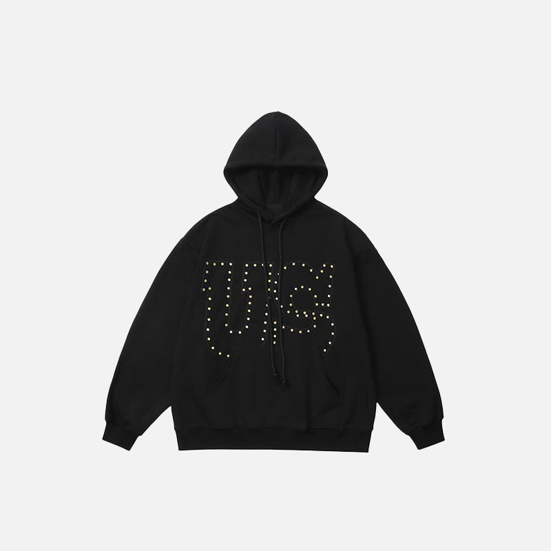 Territory "US" Letter Embroidery Hoodie