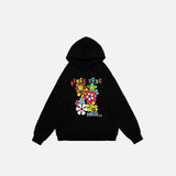 Territory Smiley Sunflowers Retro Hoodie