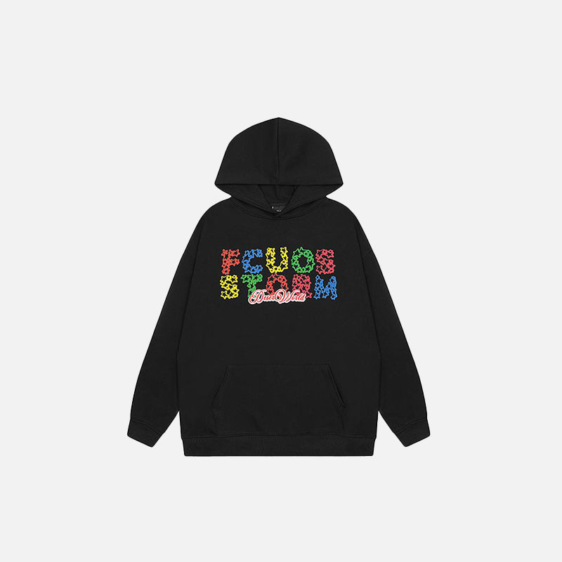 Territory Colorful Star Decoration Hoodie