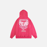 Territory Letter Rose Graphic Print Hoodie