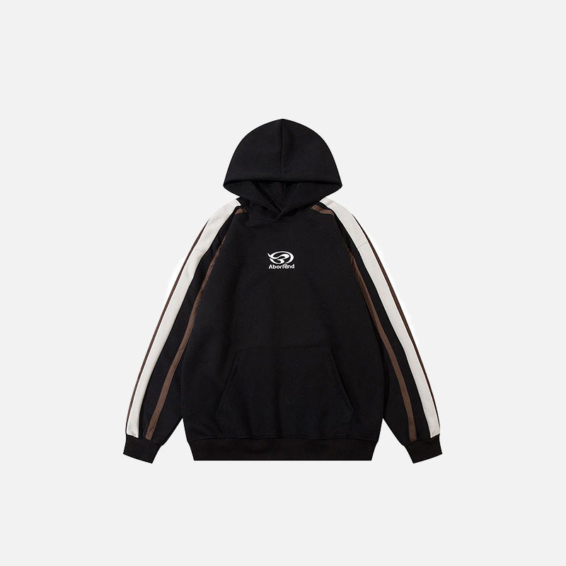 Territory Striped Oversized Hoodie