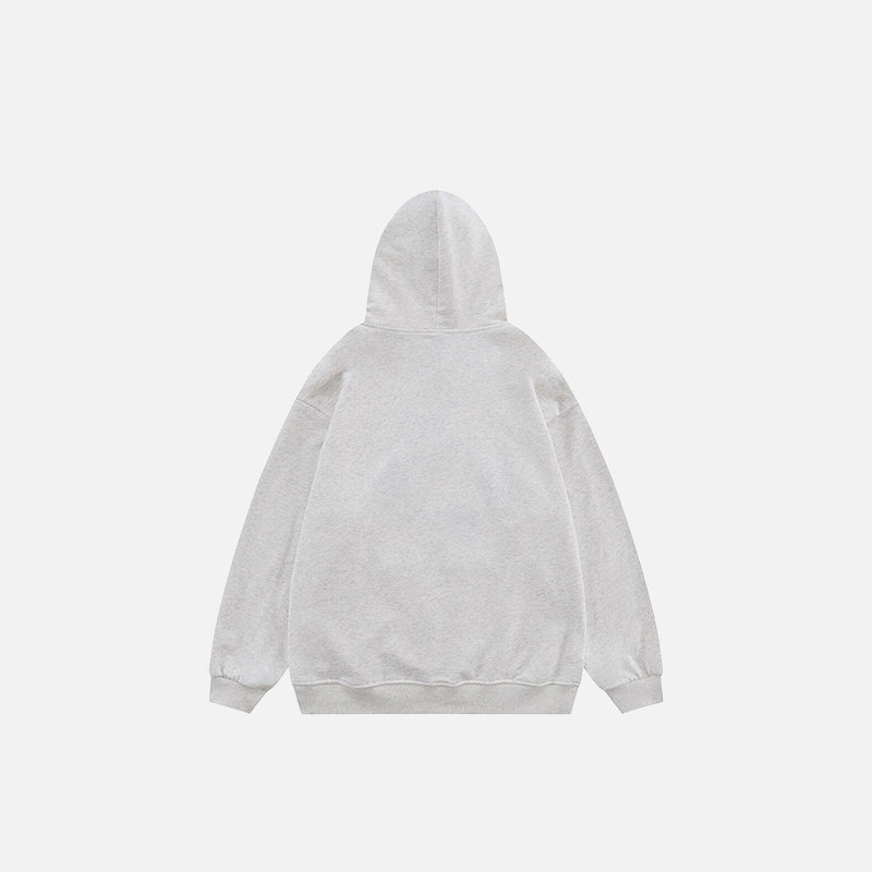 Territory Y2K Star Letters Embroidered Hoodie