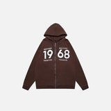 Territory Oversized 1968 Zip-up Hoodie