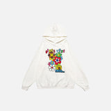 Territory Smiley Sunflowers Retro Hoodie