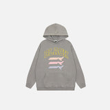 Territory Y2K Letter Embroidery Oversized Hoodie