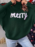 peopleterritory Christmas Turtleneck Sweater