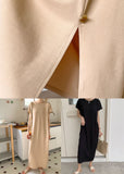 peopleterritory Black Button Patchwork Knit Maxi Dresses O Neck Summer LY1333