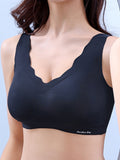 peopleterritory Sexy Lace Push Up Comfortable Seamless Back Button Bra cc37