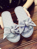 peopleterritory Bow Decor LOVE Casual House Slippers VE34