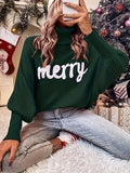 peopleterritory Christmas Turtleneck Sweater