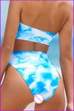 peopleterritory Gradient Color Skinny Strapless 2 Piece Swimsuit DA291