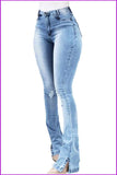 peopleterritory High Waist Ripped Skinny Women Jeans F2781