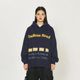 Territory "Endless Road" Letter Print Hoodie