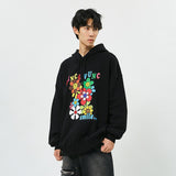 Territory Smiley Sunflowers Retro Hoodie