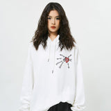 Territory Loved Heart Embroidery Hoodie