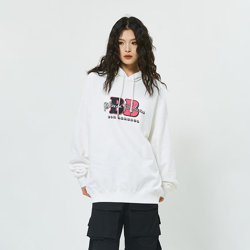 Territory Back To Back Letter Print Hoodie