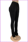 peopleterritory Skinny Solid Drawstring Pants For Women F1548