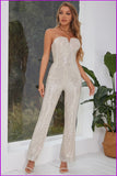peopleterritory Summer Fashion Sleeveless Strapless Jumpsuits FW7340