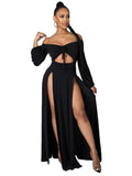 peopleterritory Euro Solid Hollow Out Slit Strapless Bodysuit