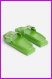 peopleterritory Indoor Patch Flat House Slippers For Women FS209