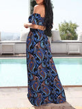 peopleterritory New Strapless Print Two Piece Skirt Sets