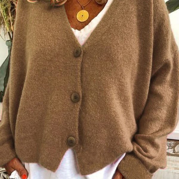 Casual Solid Patchwork V Neck Mid Waist Sweaters(15 Colors)